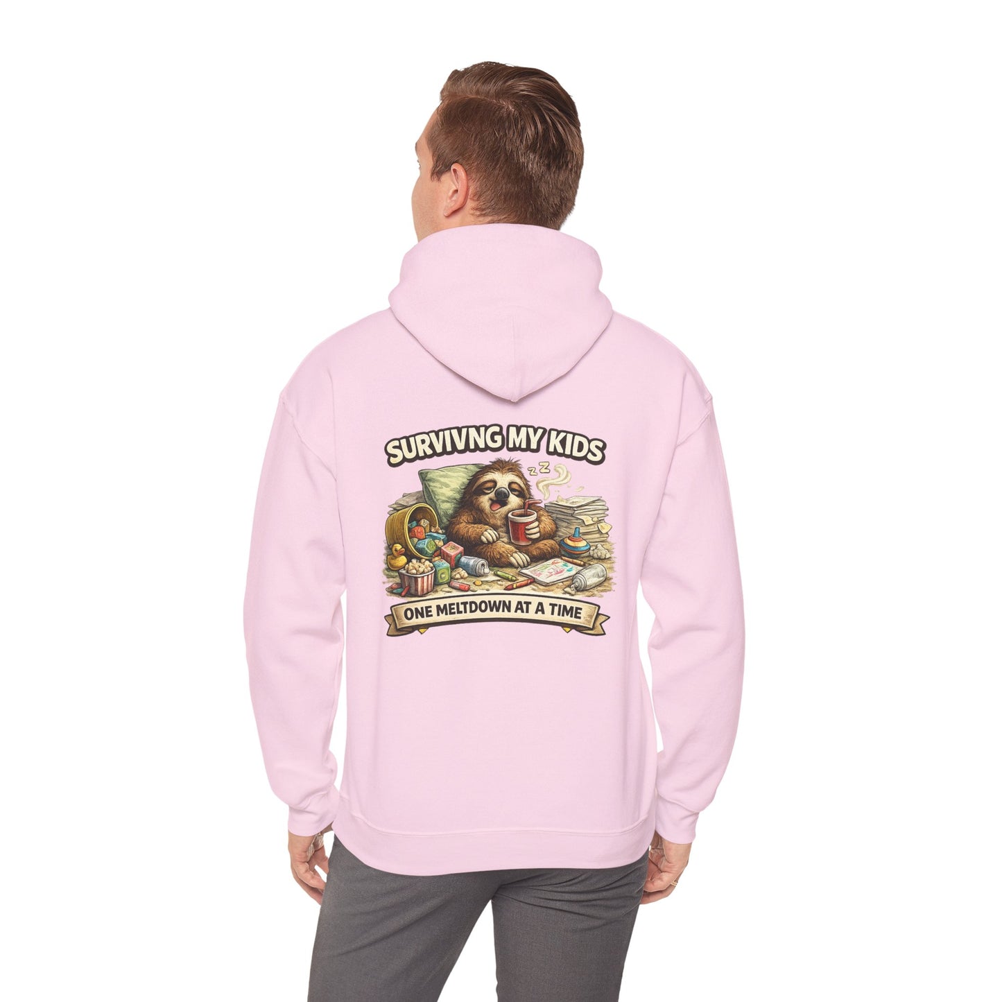 Unisex Heavy Blend™ Hooded Sweatshirt "SURVIVING MY KIDS"