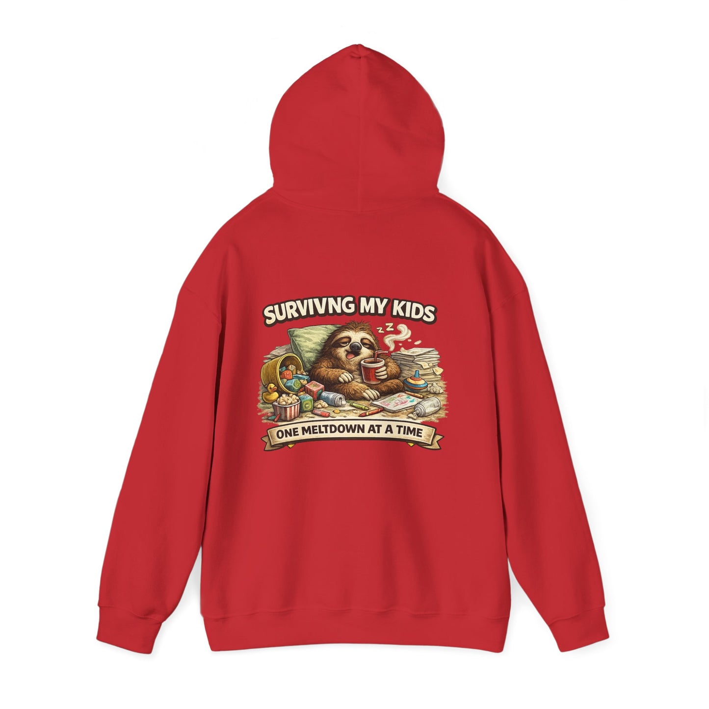 Unisex Heavy Blend™ Hooded Sweatshirt "SURVIVING MY KIDS"