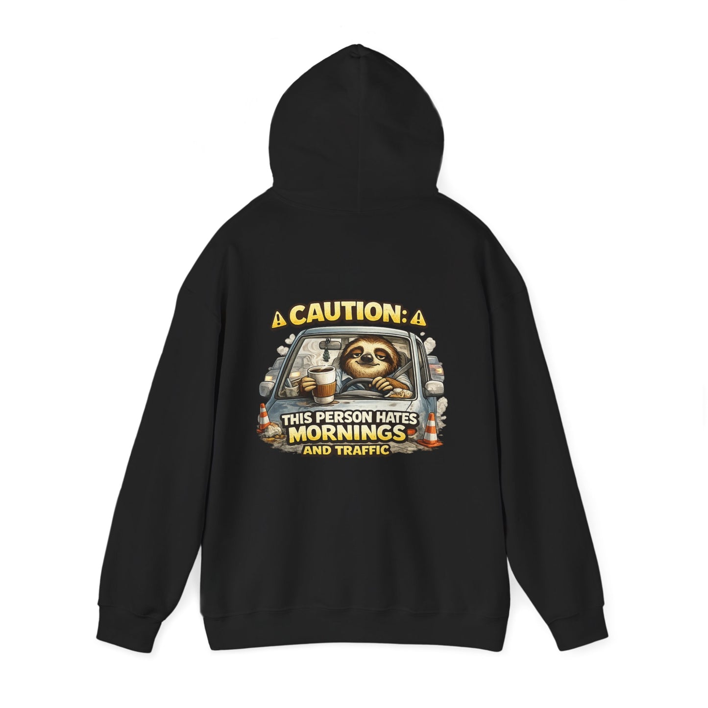 Unisex Heavy Blend™ Hooded Sweatshirt "CAUTION"