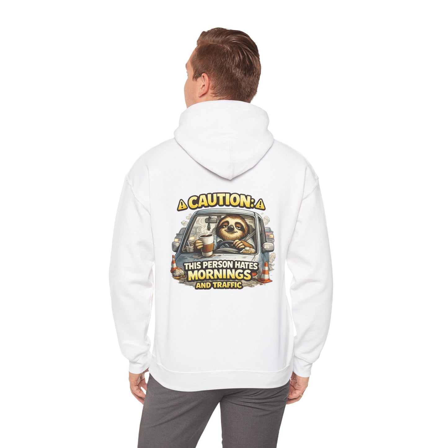 Unisex Heavy Blend™ Hooded Sweatshirt "CAUTION"