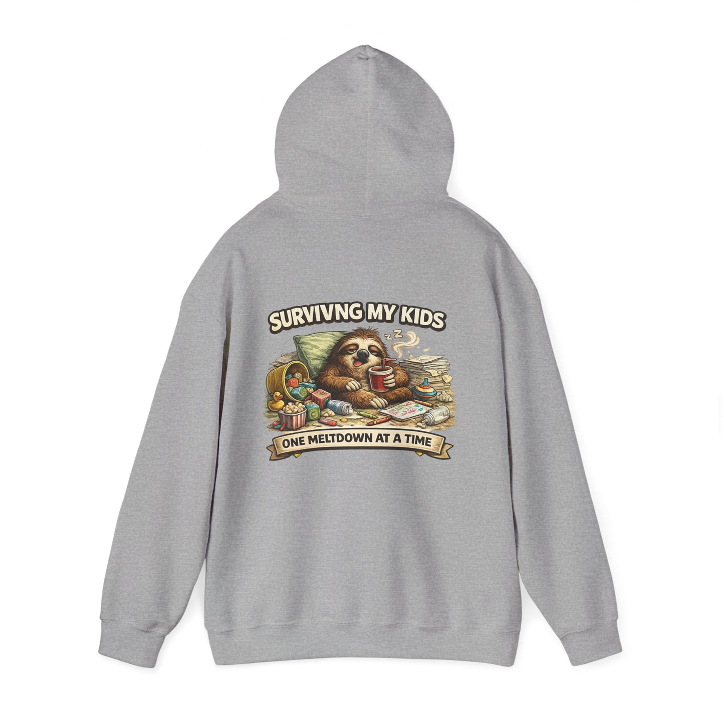 Unisex Heavy Blend™ Hooded Sweatshirt "SURVIVING MY KIDS"