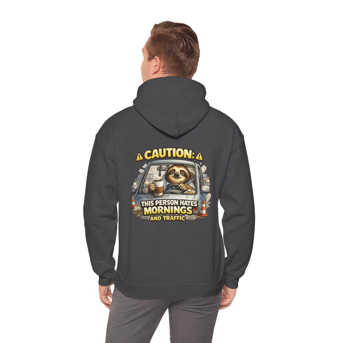 Unisex Heavy Blend™ Hooded Sweatshirt "CAUTION"
