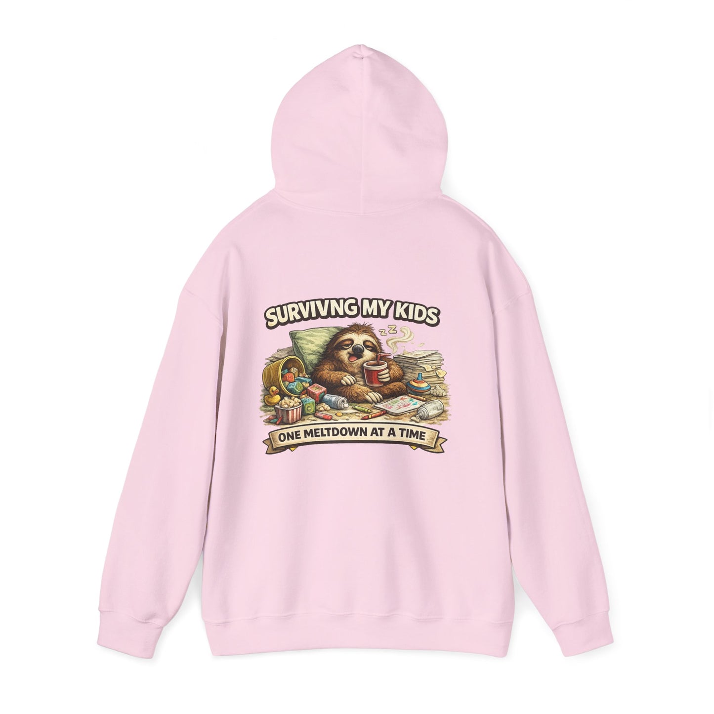 Unisex Heavy Blend™ Hooded Sweatshirt "SURVIVING MY KIDS"