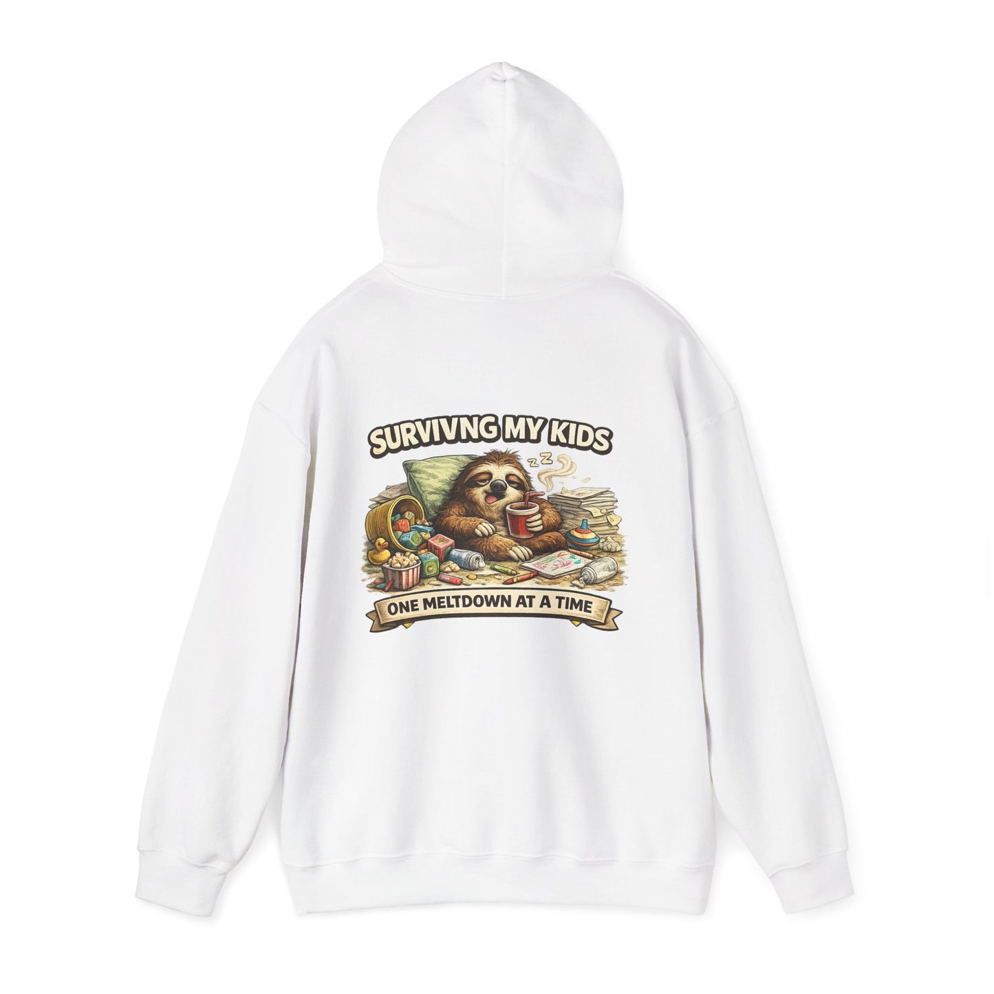 Unisex Heavy Blend™ Hooded Sweatshirt "SURVIVING MY KIDS"