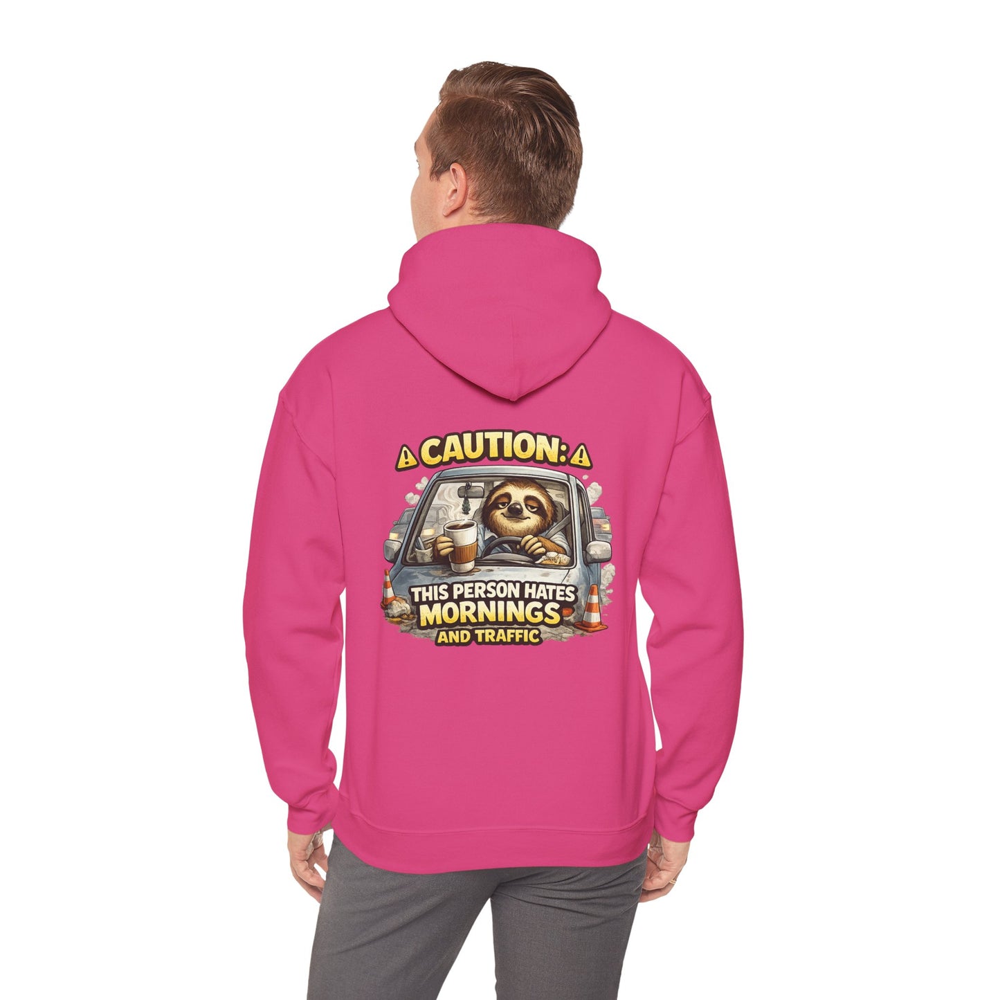 Unisex Heavy Blend™ Hooded Sweatshirt "CAUTION"