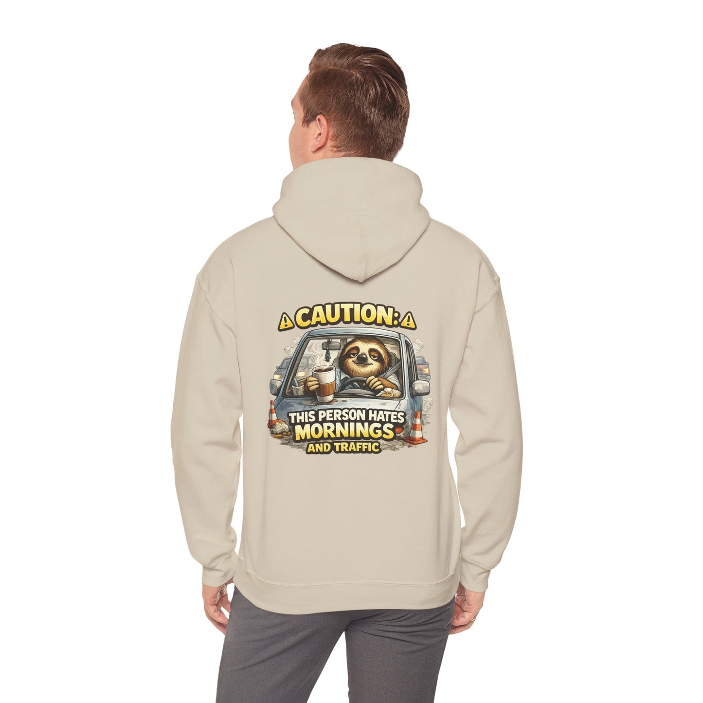 Unisex Heavy Blend™ Hooded Sweatshirt "CAUTION"