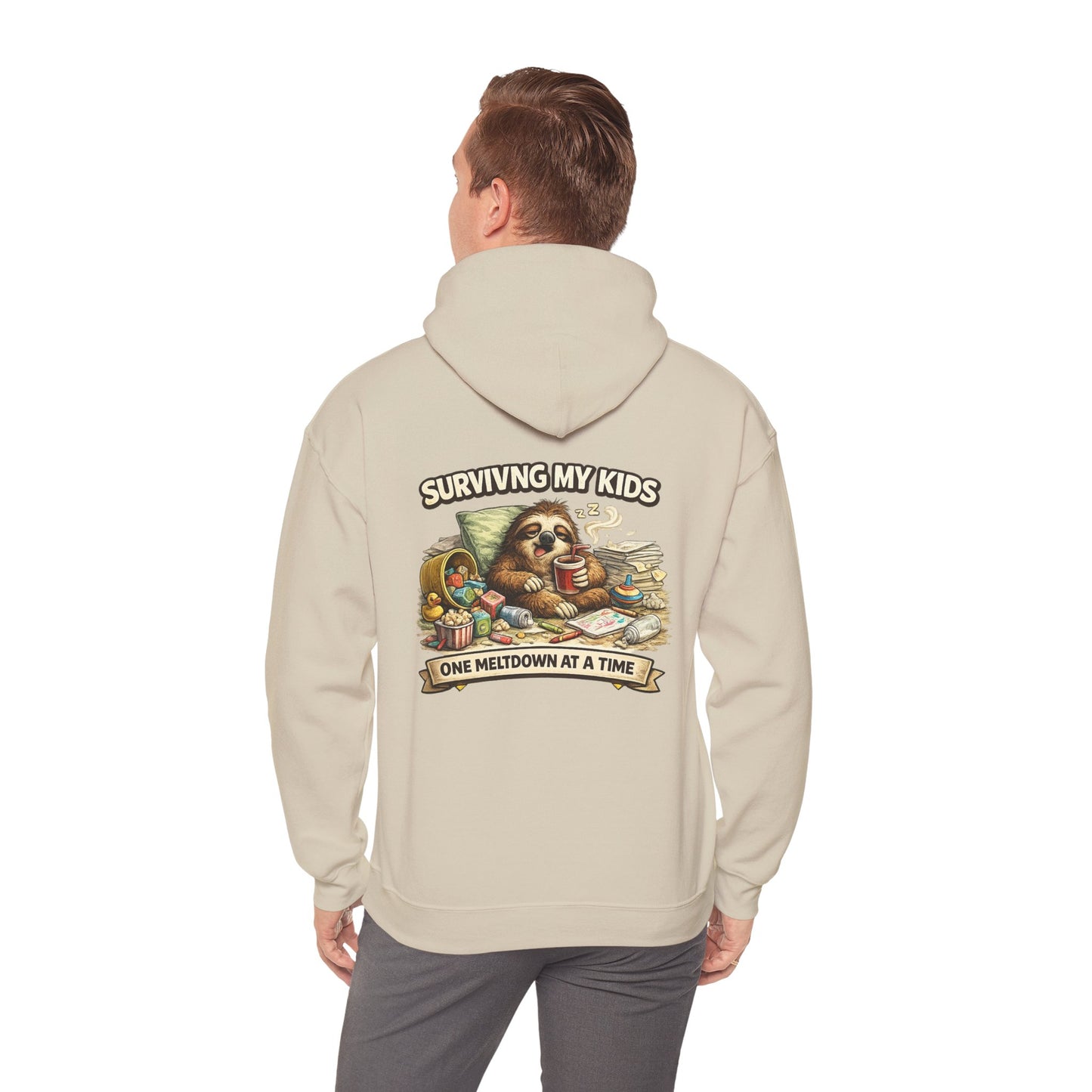 Unisex Heavy Blend™ Hooded Sweatshirt "SURVIVING MY KIDS"