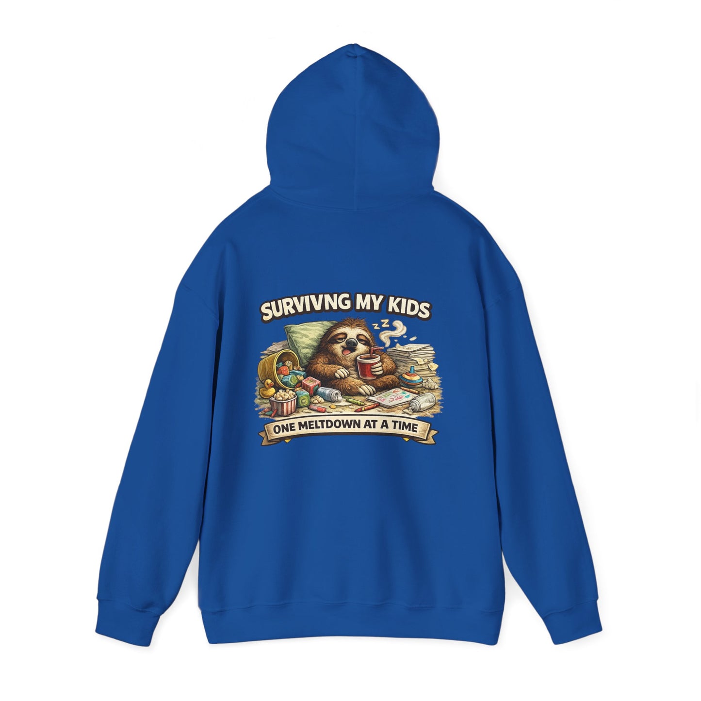 Unisex Heavy Blend™ Hooded Sweatshirt "SURVIVING MY KIDS"