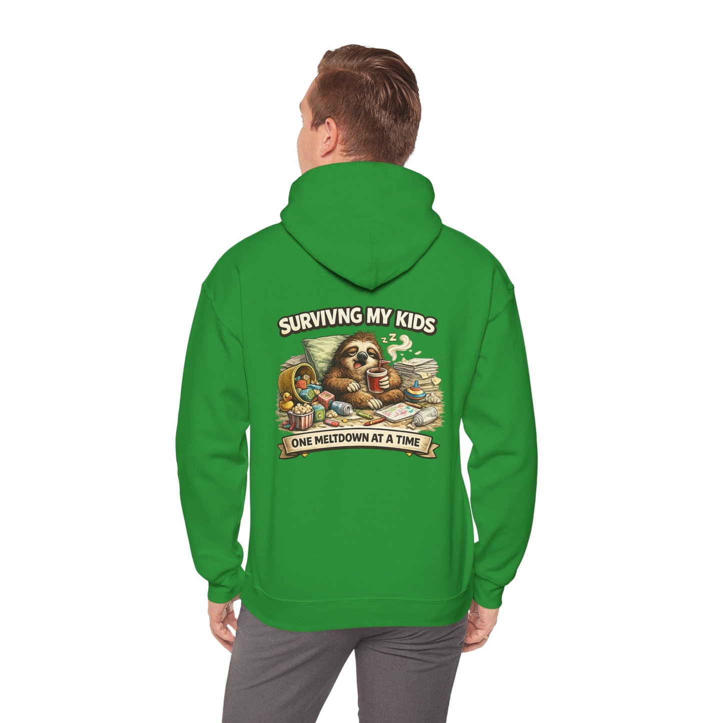 Unisex Heavy Blend™ Hooded Sweatshirt "SURVIVING MY KIDS"