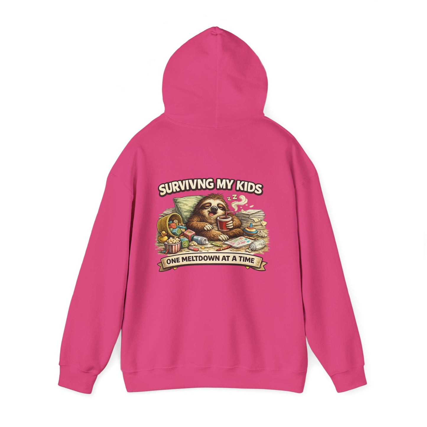 Unisex Heavy Blend™ Hooded Sweatshirt "SURVIVING MY KIDS"