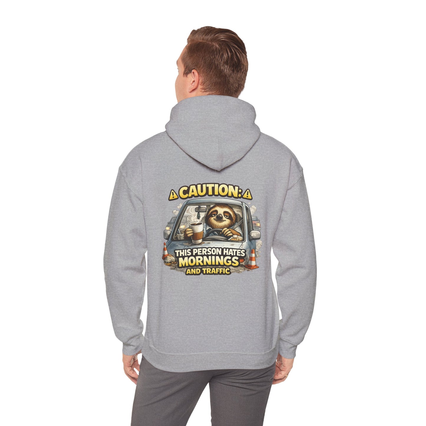Unisex Heavy Blend™ Hooded Sweatshirt "CAUTION"