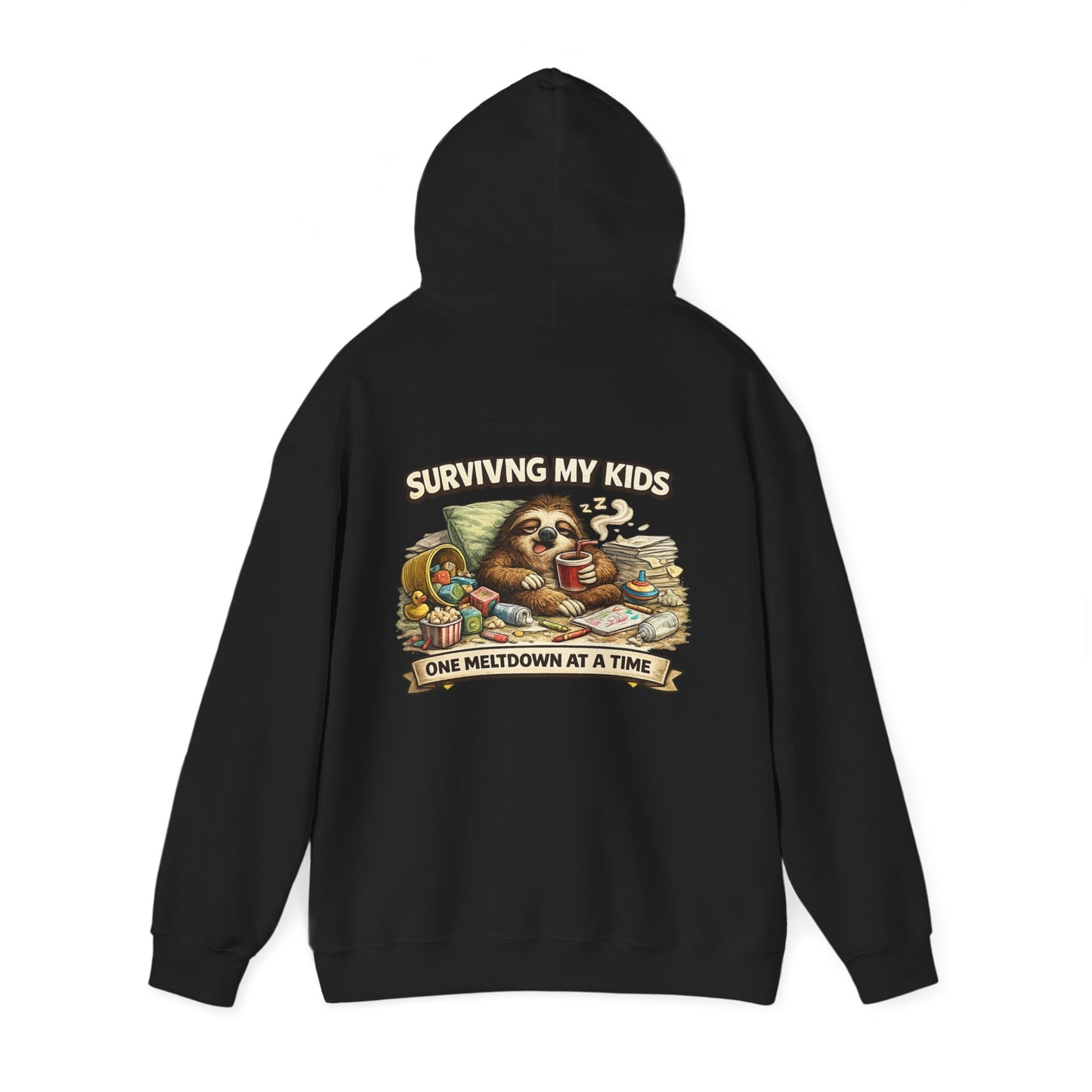 Unisex Heavy Blend™ Hooded Sweatshirt "SURVIVING MY KIDS"