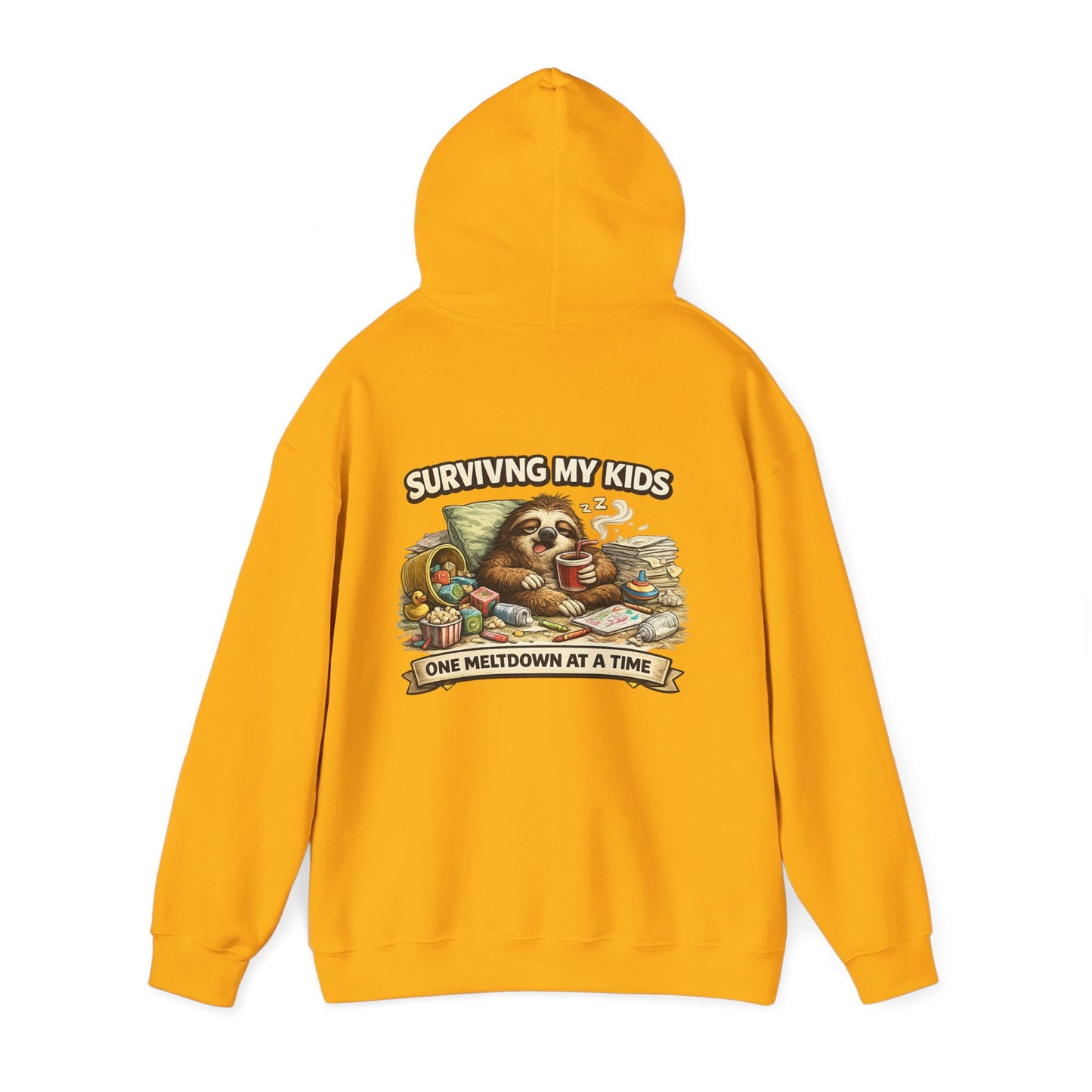 Unisex Heavy Blend™ Hooded Sweatshirt "SURVIVING MY KIDS"
