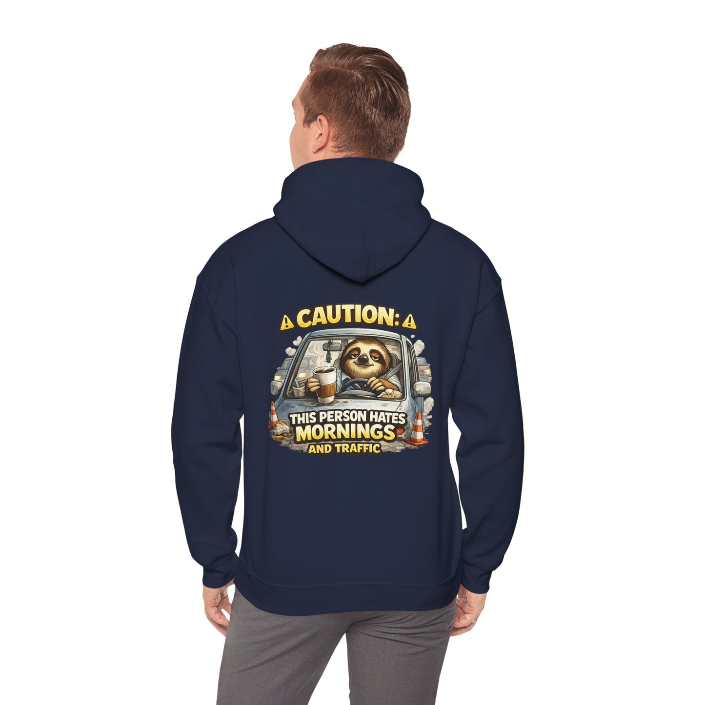 Unisex Heavy Blend™ Hooded Sweatshirt "CAUTION"